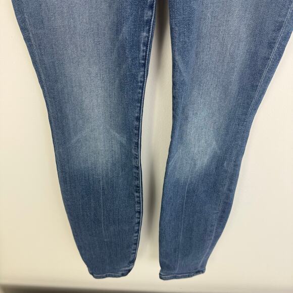 Mother Womens The Looker Ankle Skinny High Rise Casual Medium Wash Blue Jeans 26 - Picture 4 of 9